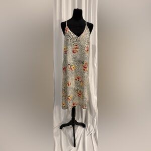 Johnny Was Multicolor Floral Slip Dress